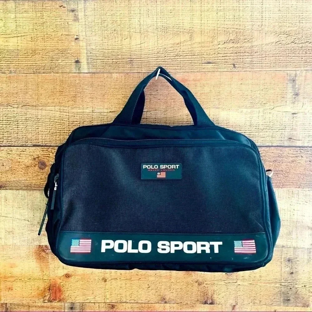 Vintage Y2K Ralph Lauren Polo Sport Messenger/Laptop Bag